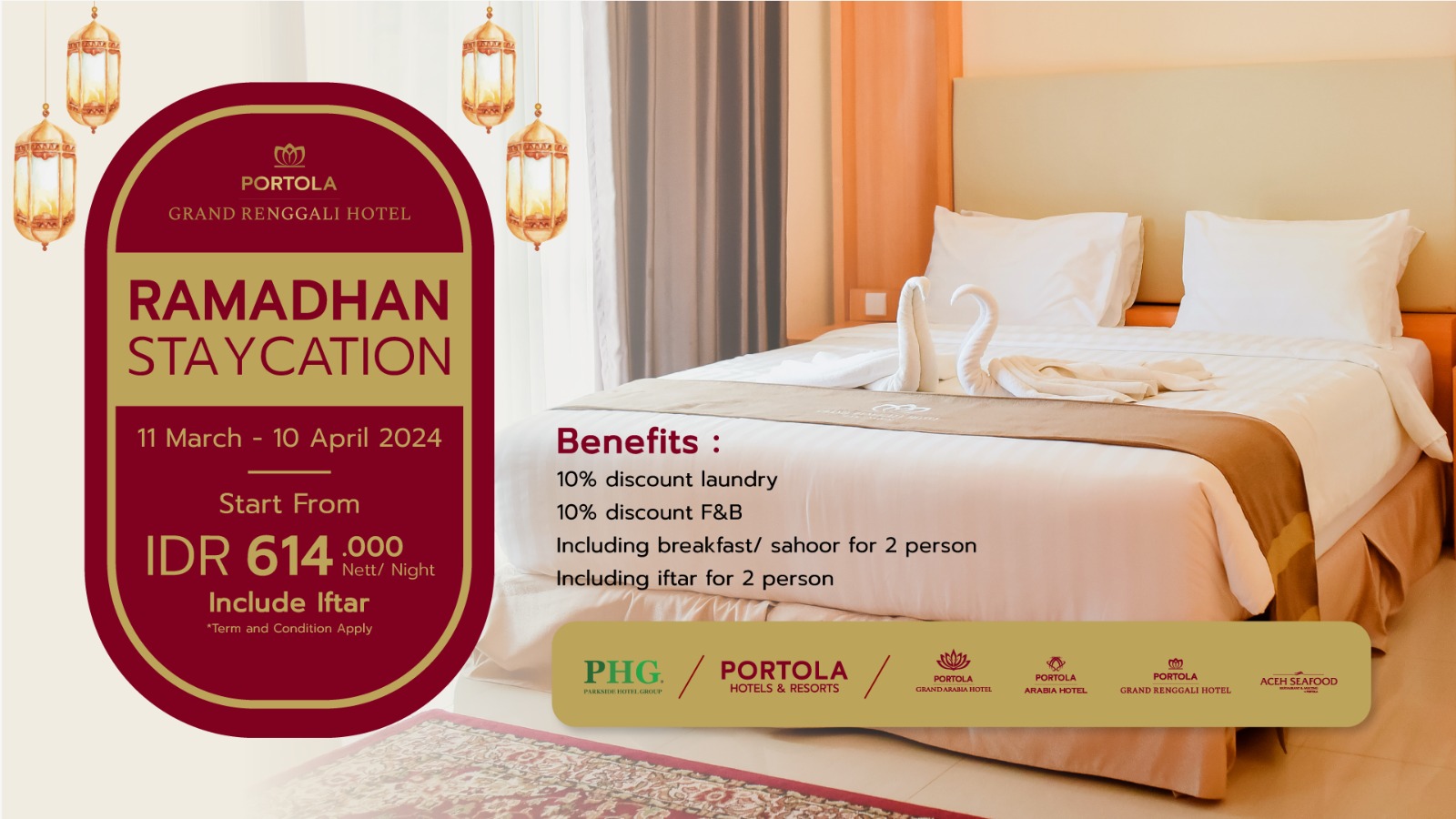 Portola Grand Renggali Hotel: Rayakan Ramadhan dengan Promo "Ramadhan Staycation"!