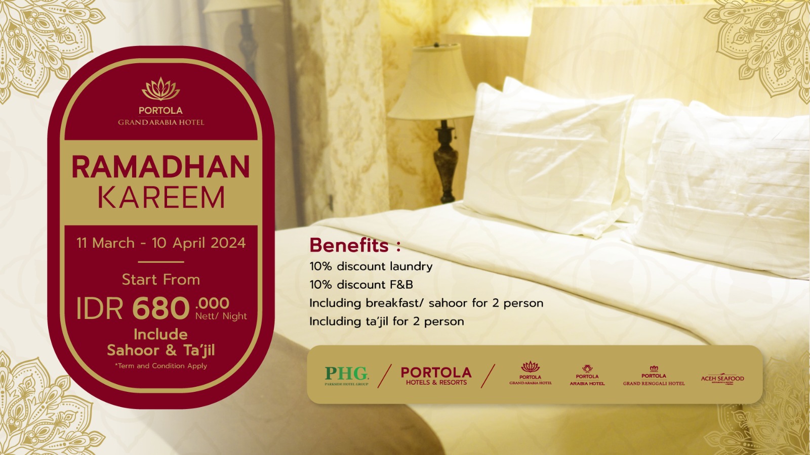 Portola Grand Arabia Hotel: Segera Nikmati Promo Spesial "Ramadhan Kareem"!